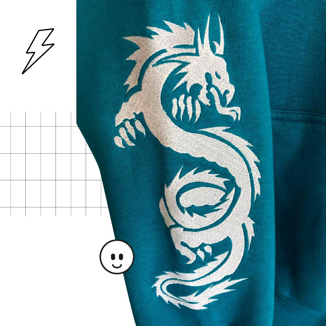 Buzo canguro de Egresados dragón sj